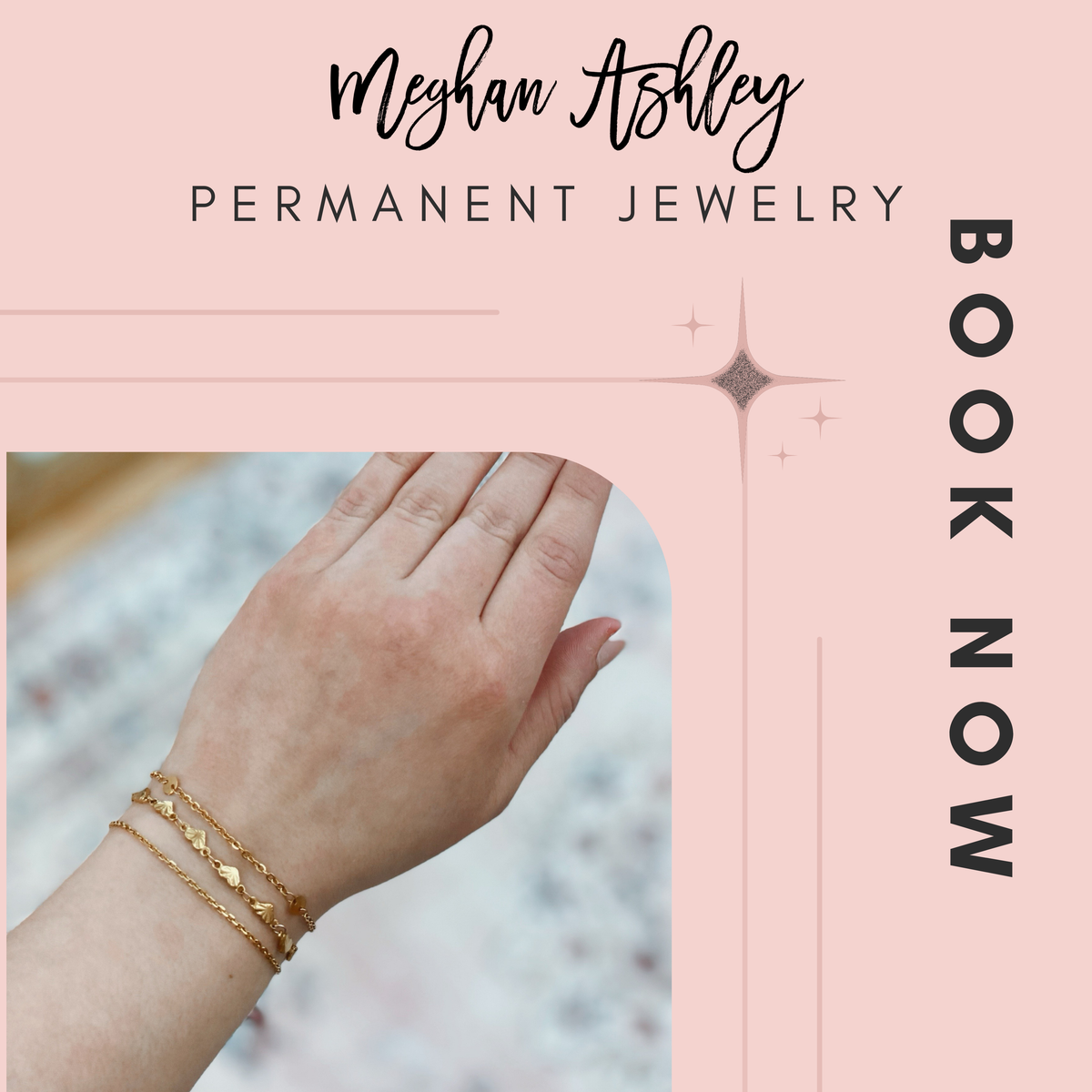 permanent jewelry appointment deposit – Meghan Ashley Designs